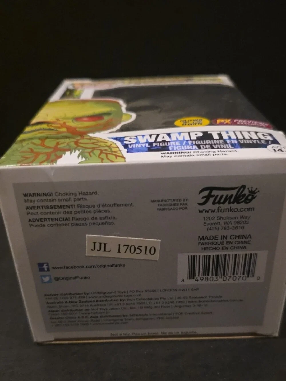 Funko Pop! Heroes Swamp Thing PX Exclusive - Green with Red Eyes - Picture 2 of 7